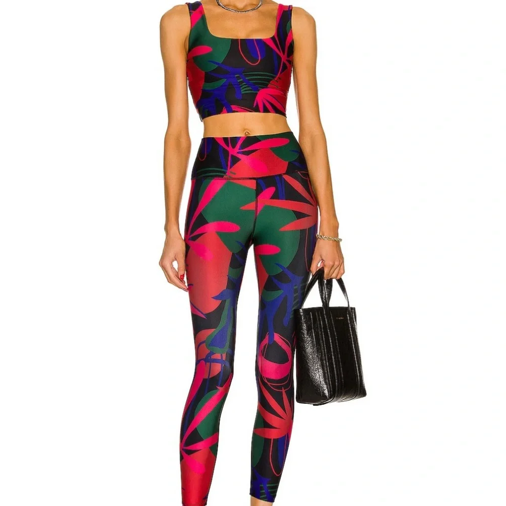 Vibrant colors! PatBo Rio Print High Rise Legging. See post for matching top! - Picture 2 of 4